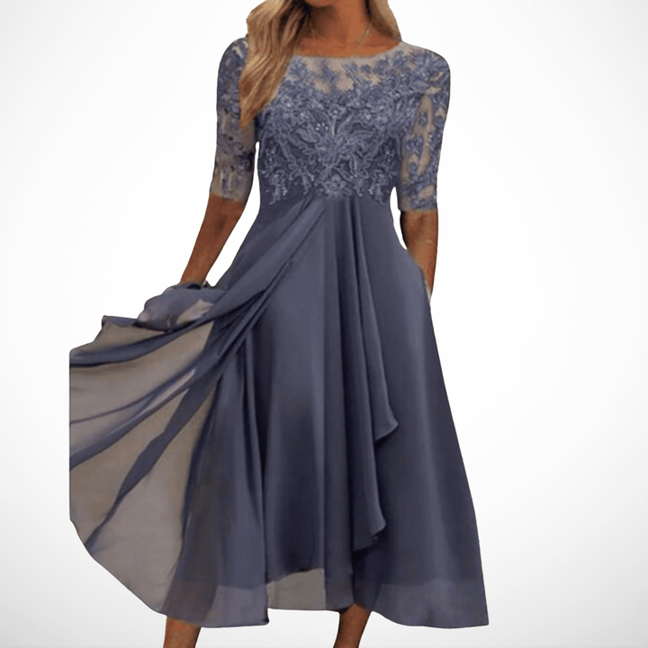 Kjole Eleganse Blonde Léa
