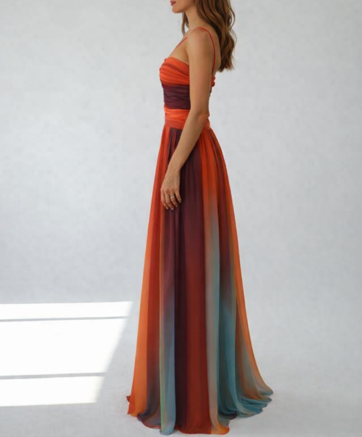 Elegant Maxikjole Lilla
