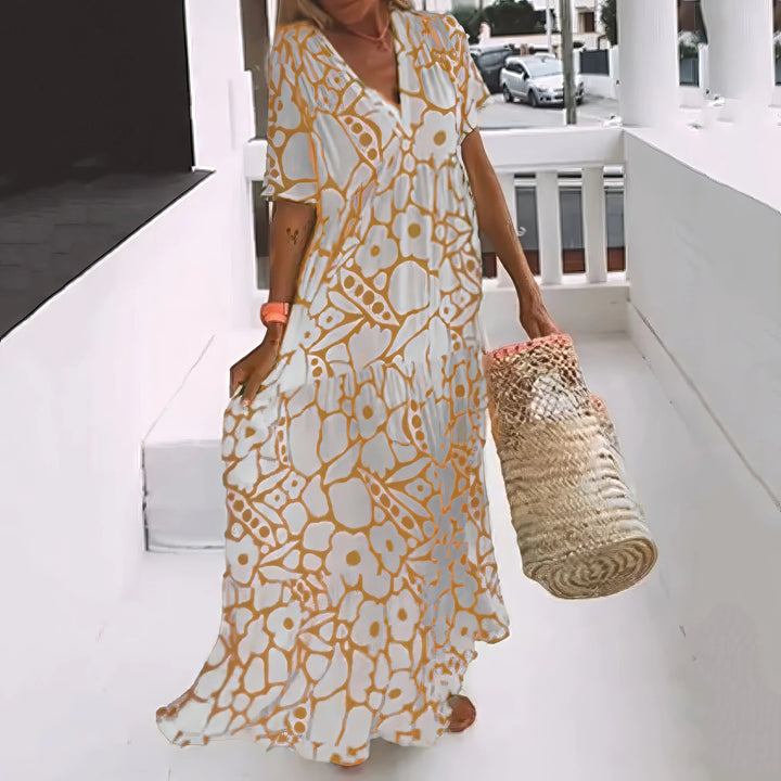 Maxikjole Eleganse i Natur