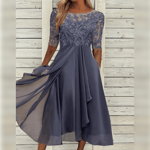 Kjole Eleganse Blonde Léa