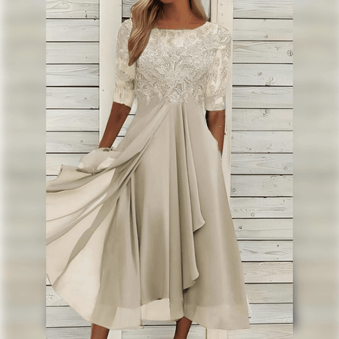 Kjole Eleganse Blonde Léa