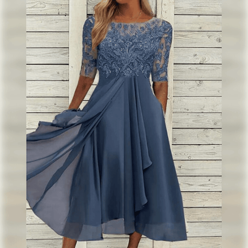 Kjole Eleganse Blonde Léa