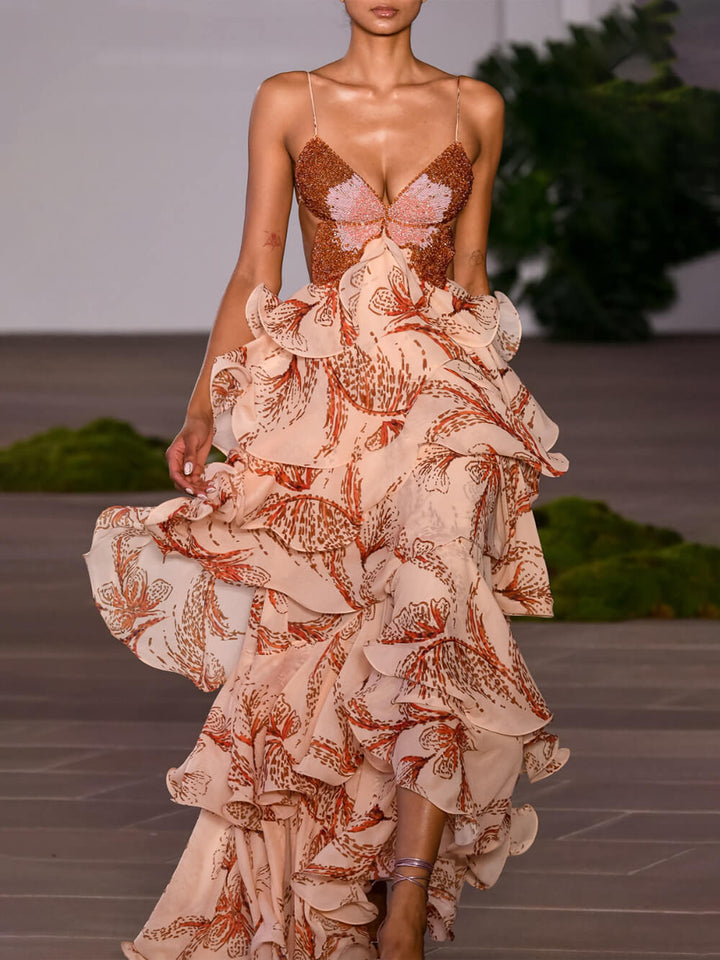 Robe Maxi Papillon Signature
