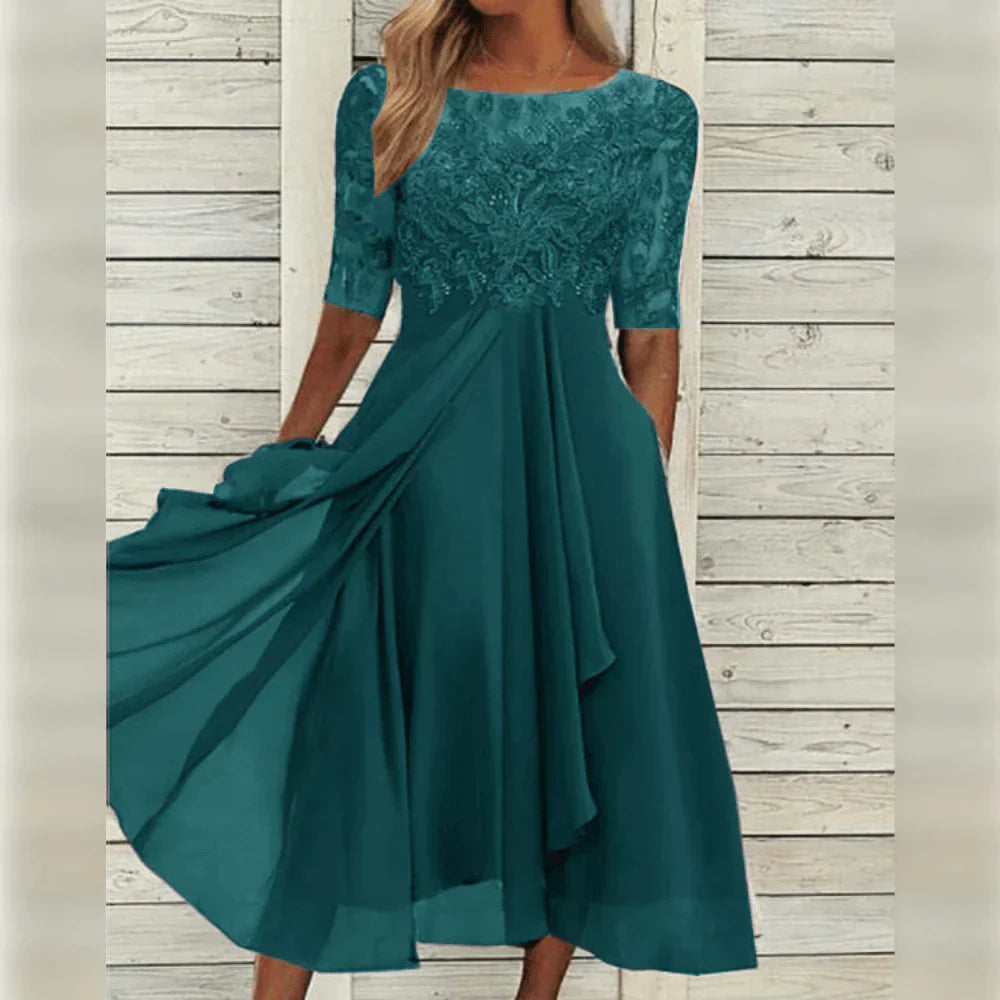 Kjole Eleganse Blonde Léa