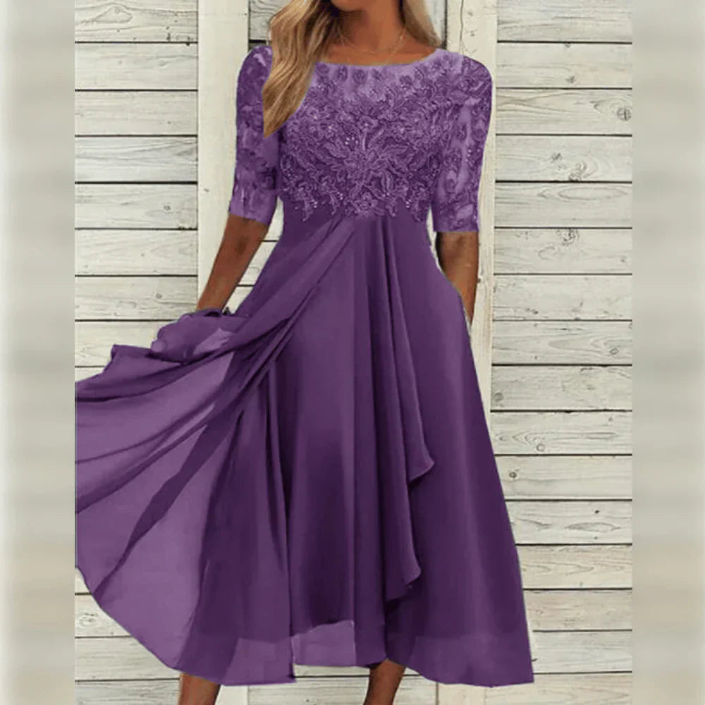 Kjole Eleganse Blonde Léa