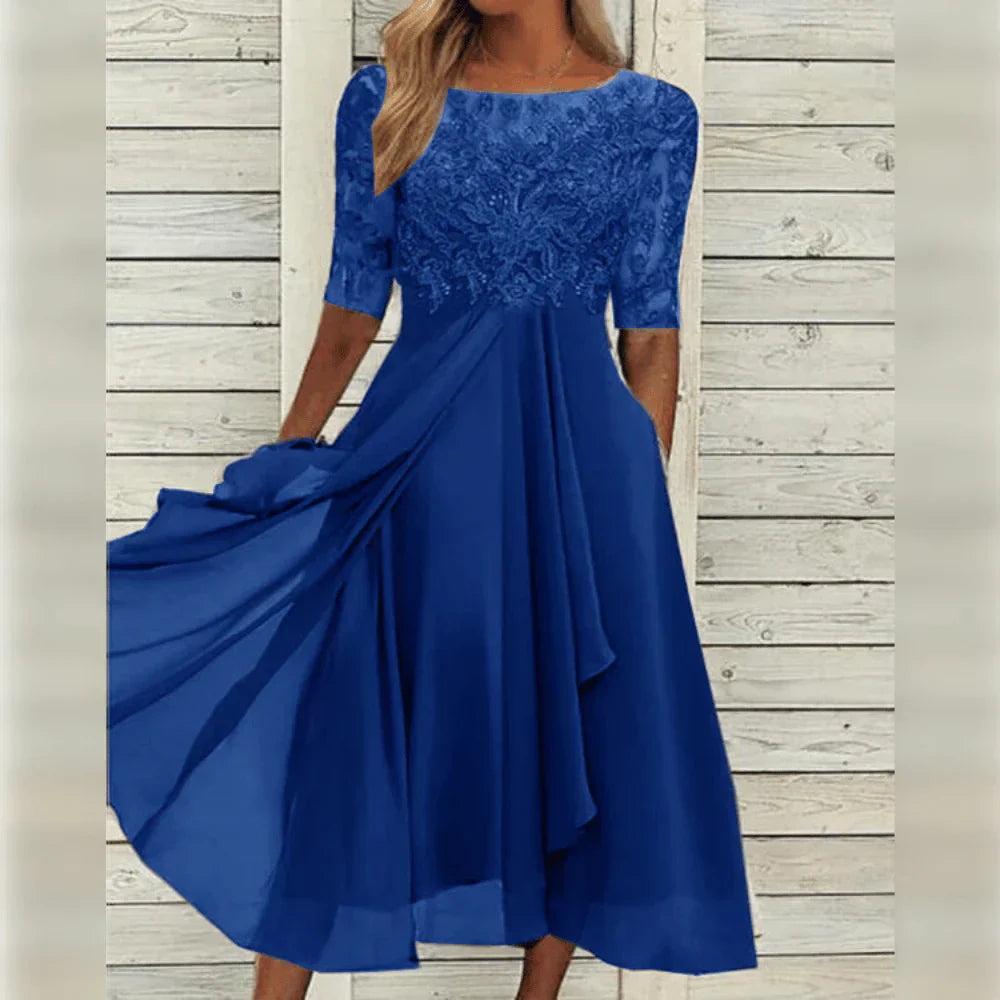 Kjole Eleganse Blonde Léa