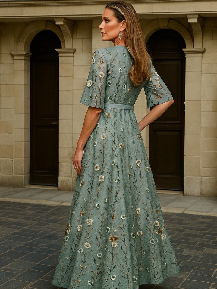 Lang Kjole Eleganse Botanikk
